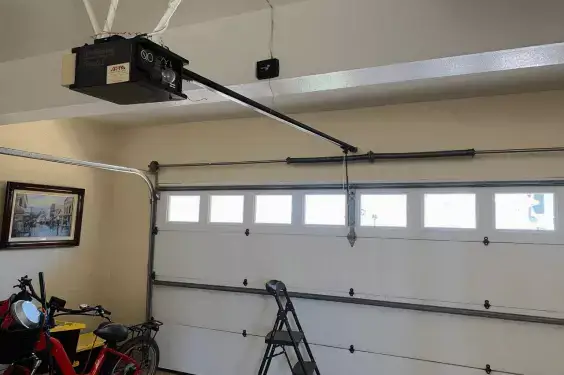 Completed garage door project